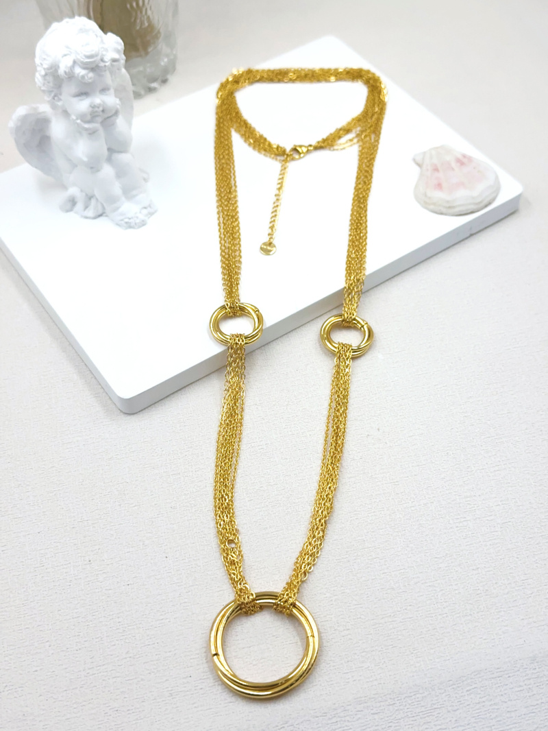 Mayorista WEC Bijoux - COLLAR DE ACERO INOXIDABLE