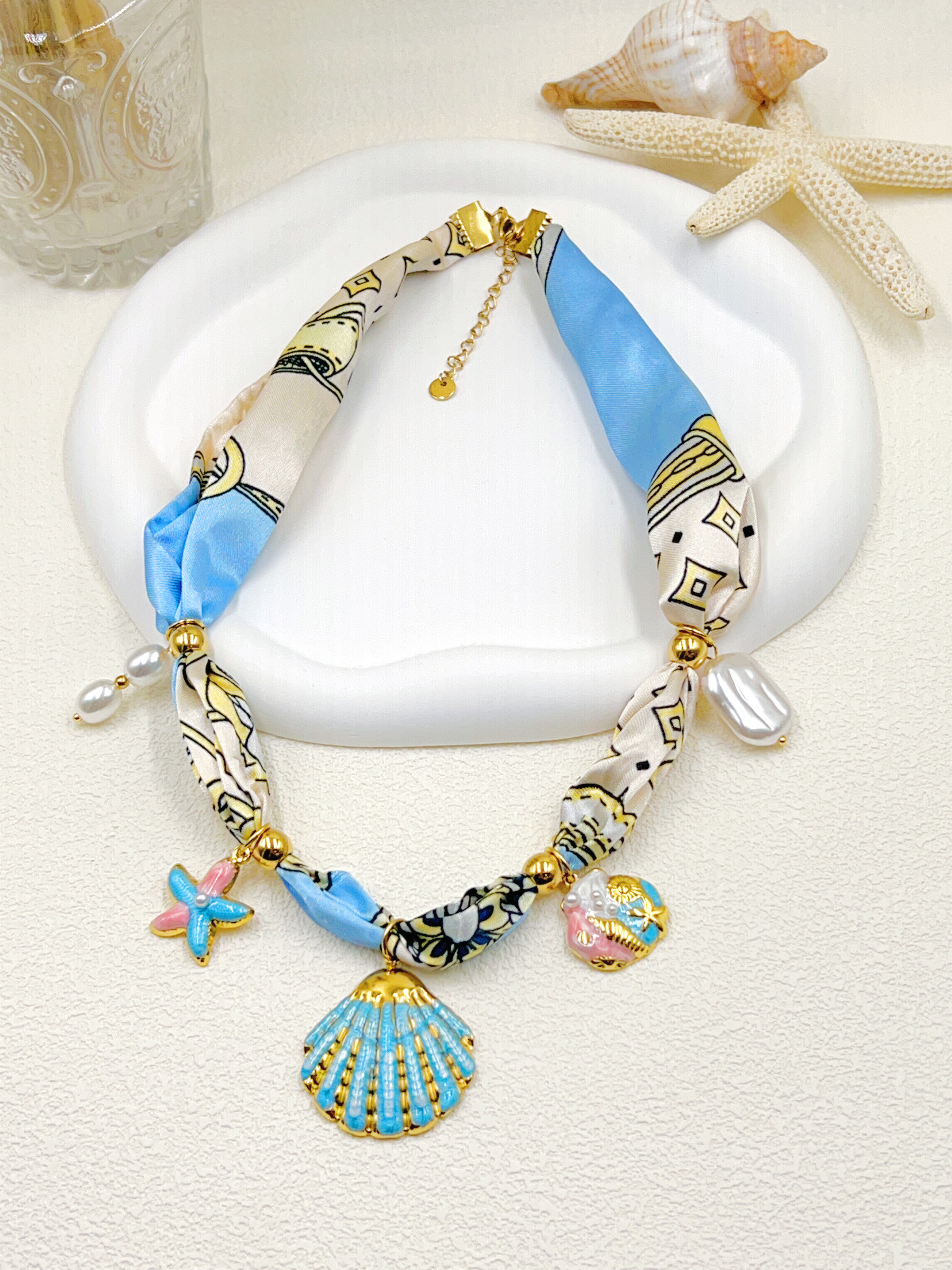 Mayorista WEC Bijoux - COLLAR PAÑUELO DE ACERO INOXIDABLE. LONGITUD: 50CM