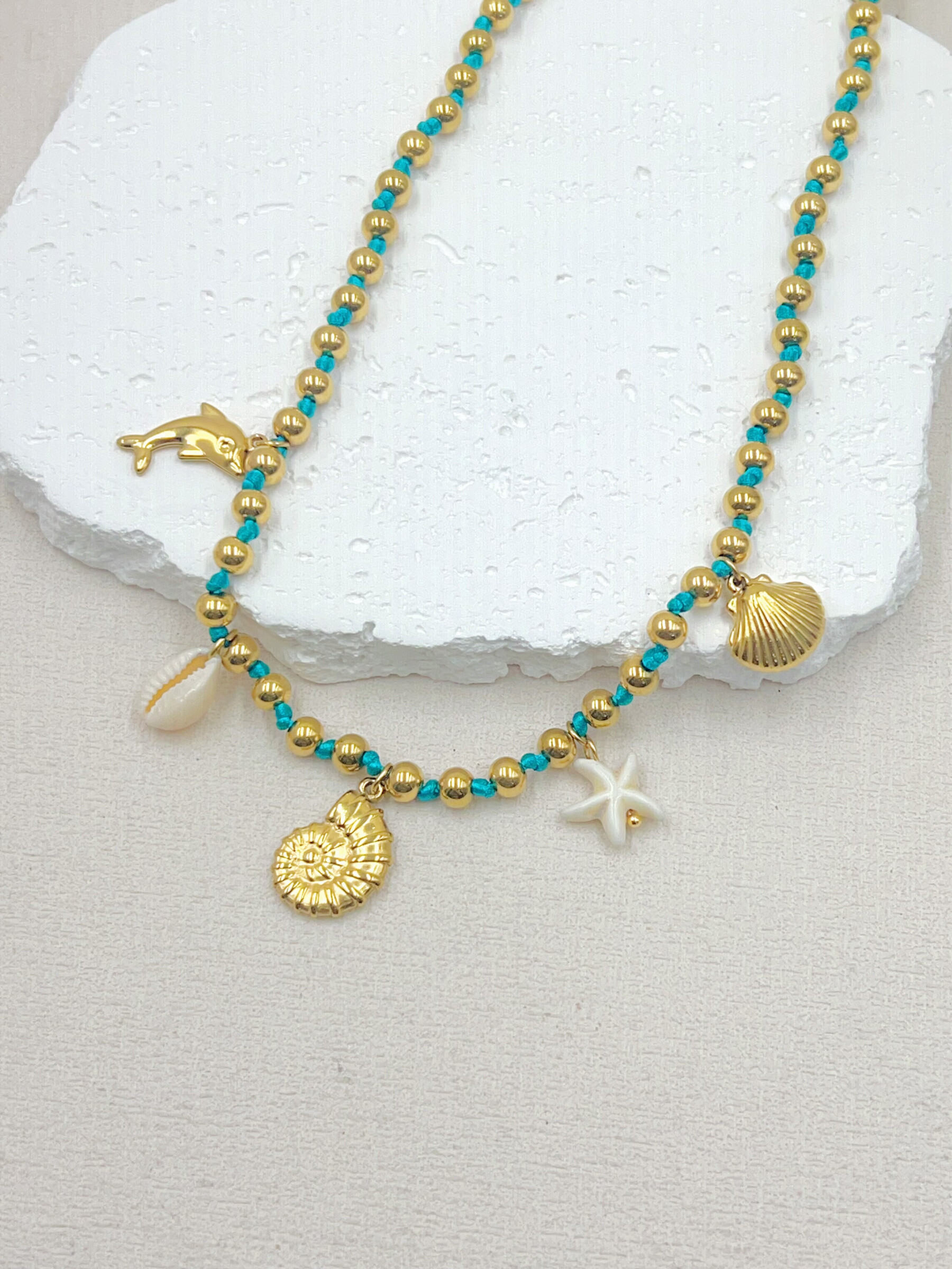 Grossista WEC BIJOUX - Collana in acciaio inossidabile, corda, fascino