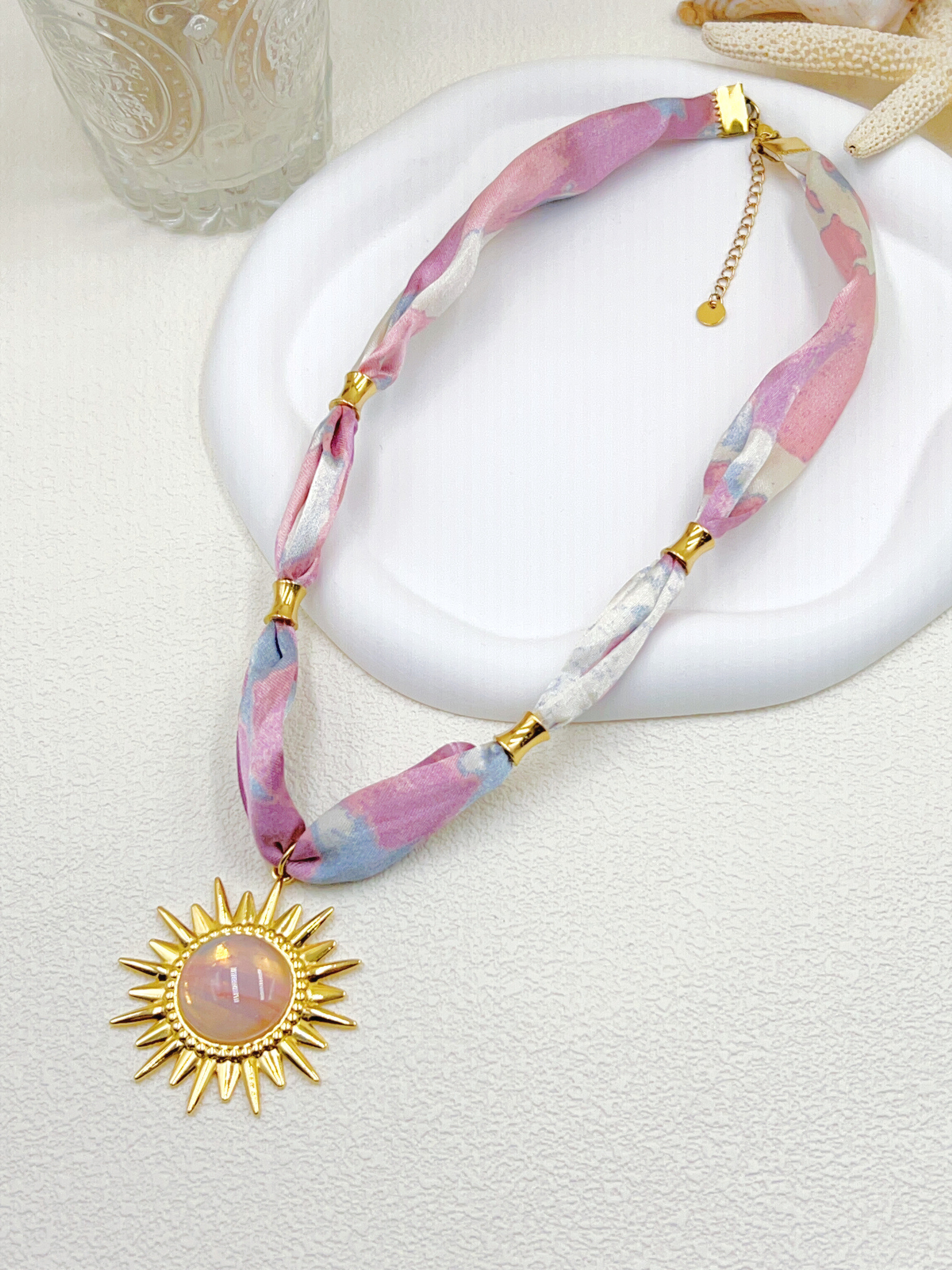 Mayorista WEC Bijoux - COLLAR PAÑUELO DE ACERO INOXIDABLE. LONGITUD: 50CM