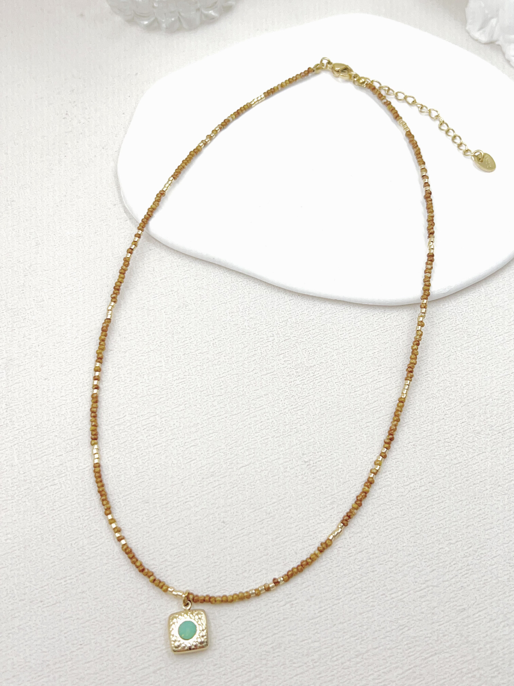 Wholesaler WEC Bijoux - STAINLESS STEEL NECKLACE, STONE