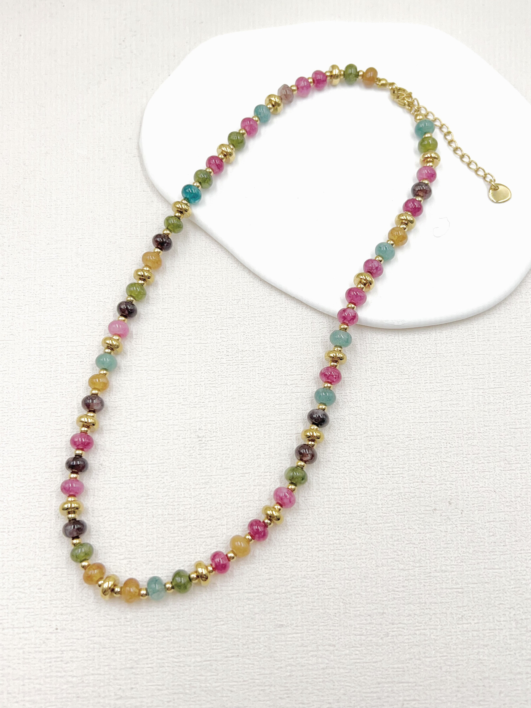 Grossiste WEC Bijoux - COLLIER EN ACIER INOXYDABLE, PIERRE