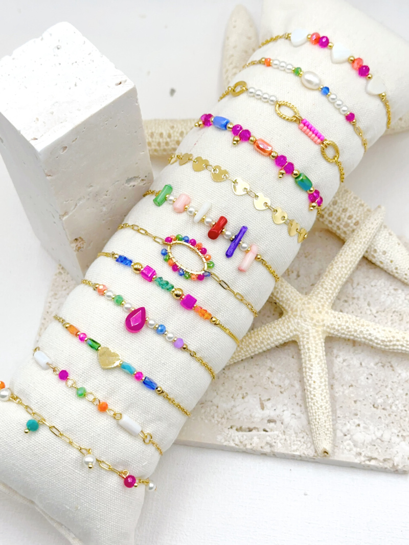 Grossista WEC Bijoux - IMPOSTARE 12 BRACCIALI IN ACCIAIO + BUDINO