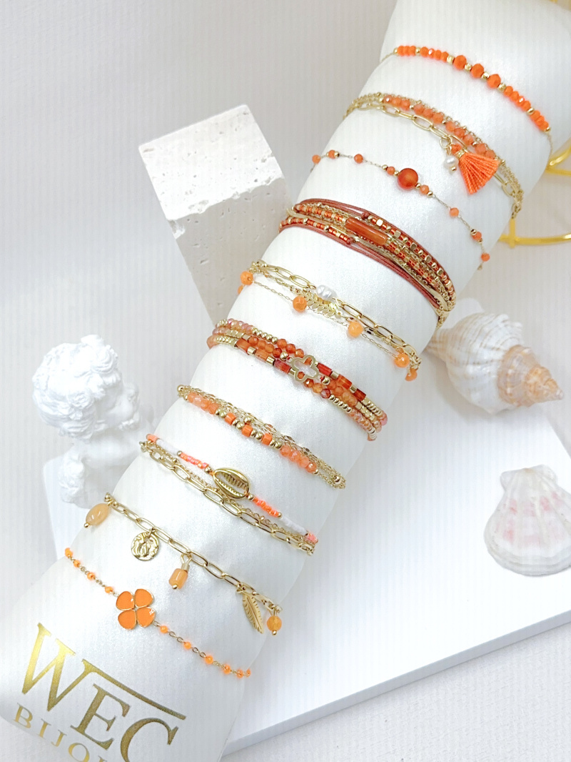 Grossista WEC Bijoux - LOT DI 10 BRACCIALI IN ACCIAIO INOSSIDABILE