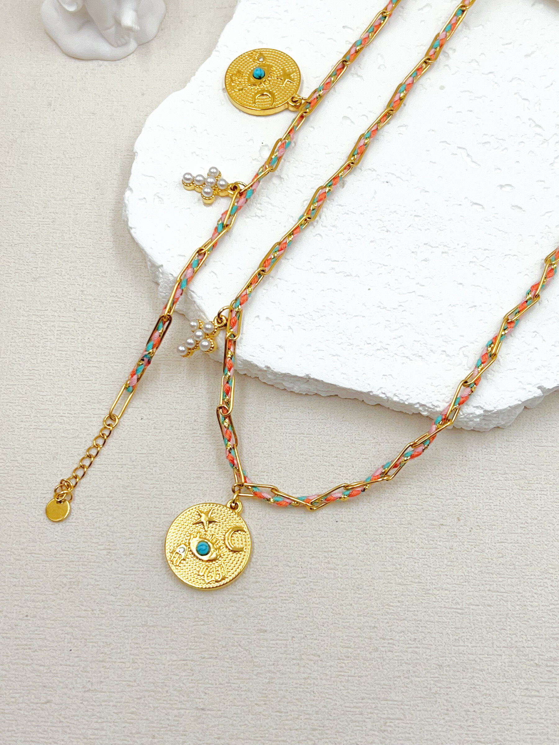 Grossista WEC Bijoux - Set di colletti+braccialetto in acciaio inossidabile