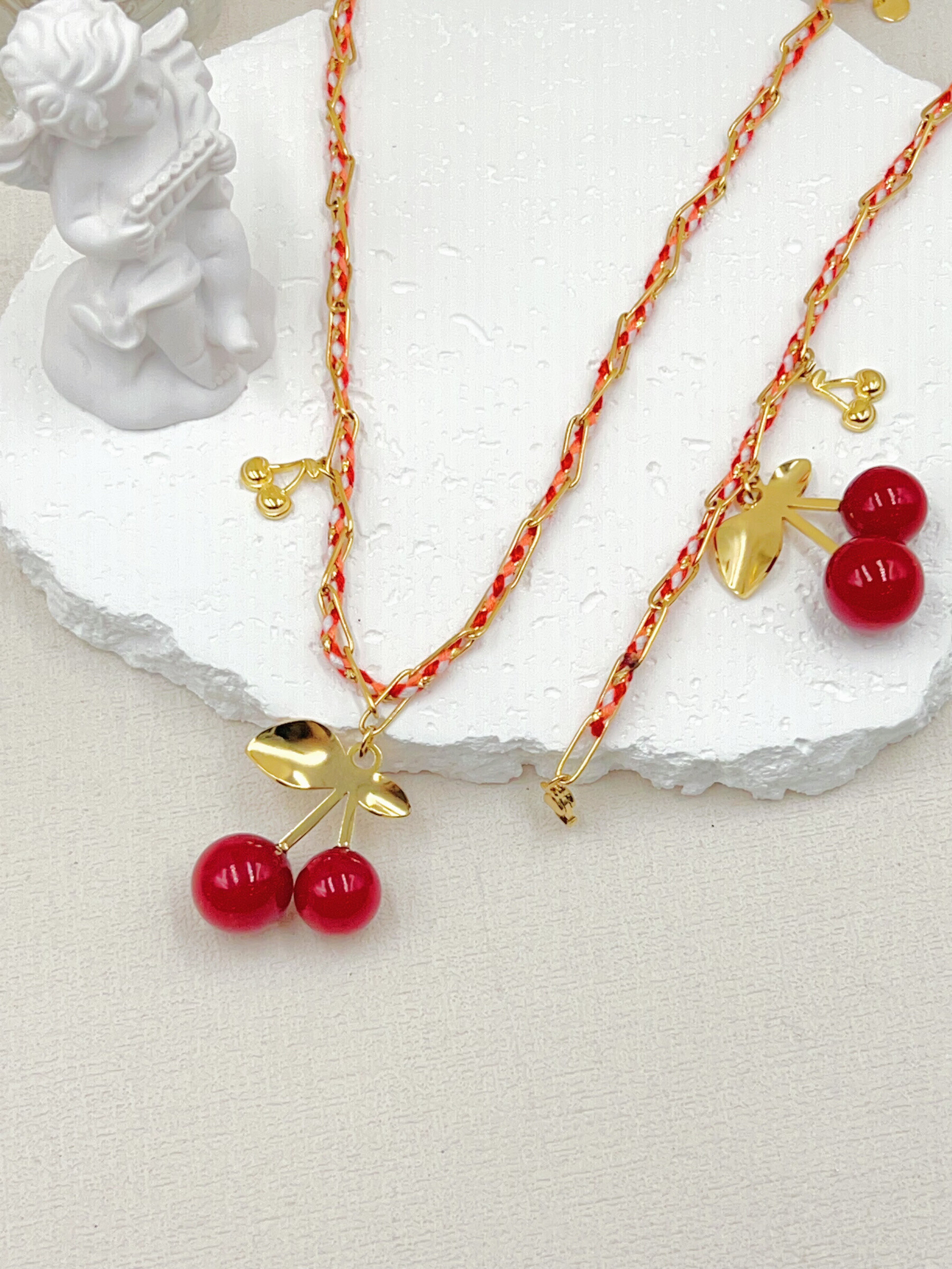Großhändler WEC Bijoux - Kragenset+Edelstahlarmband