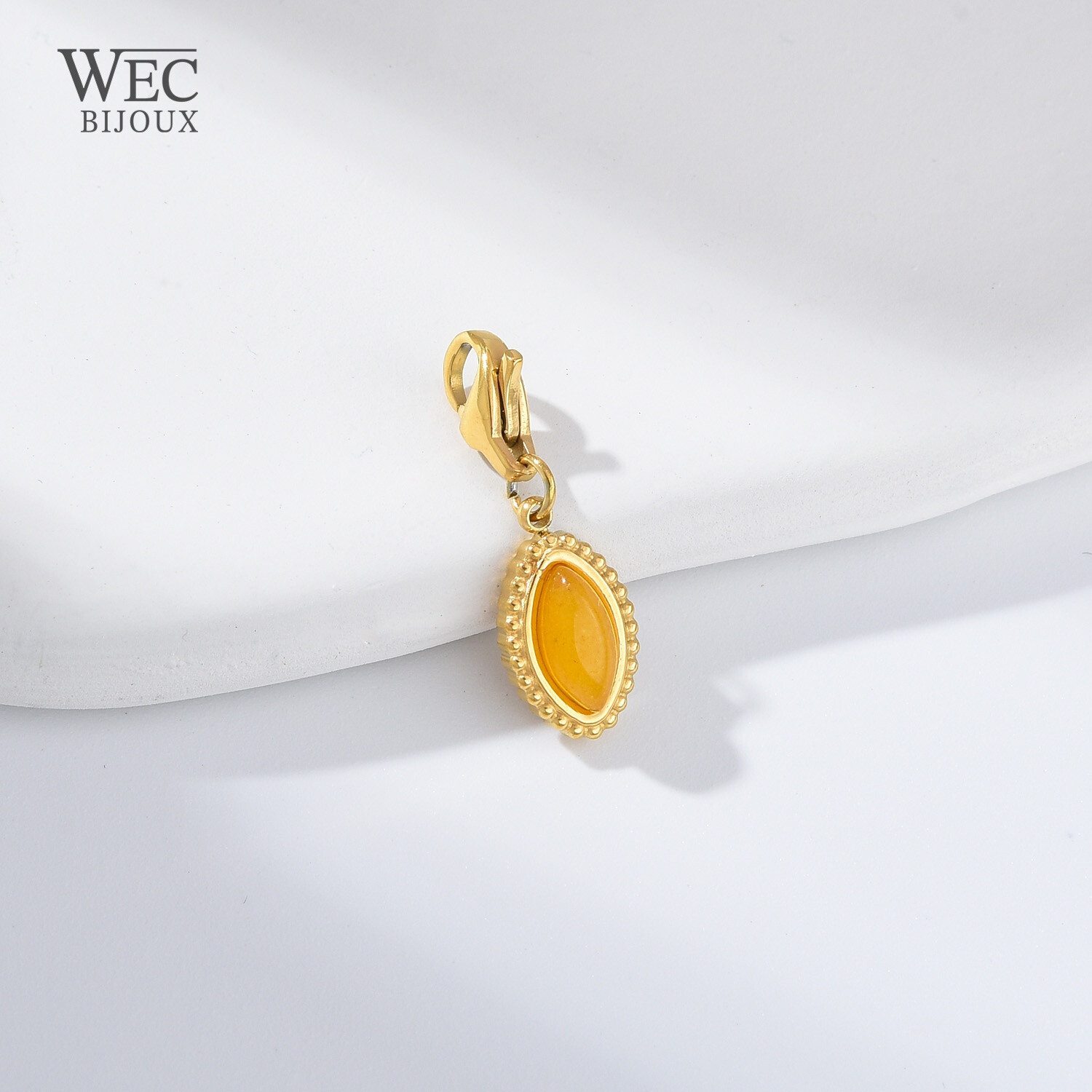 Wholesaler WEC Bijoux - STAINLESS STEEL CHARM PENDANT