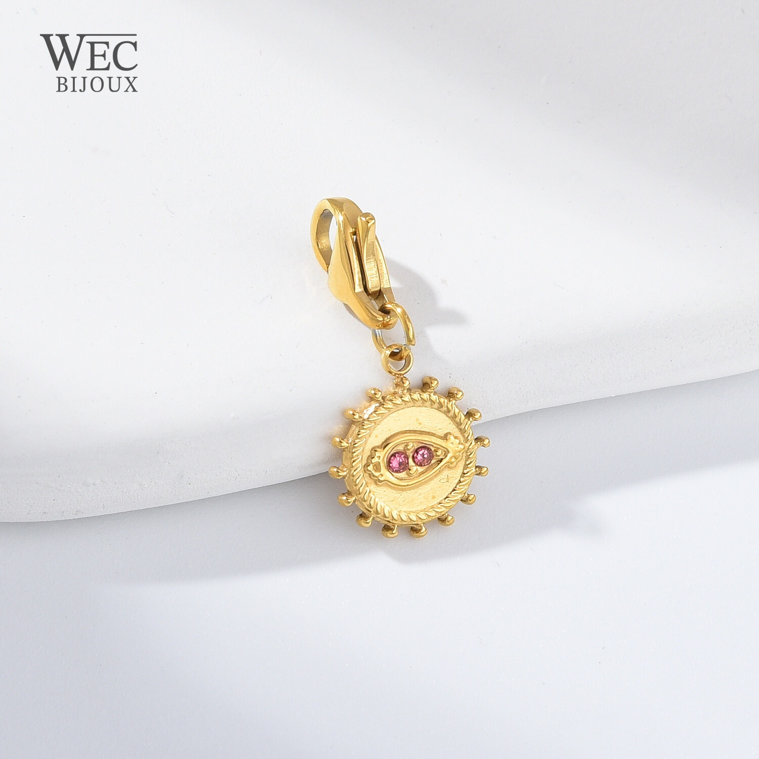 Wholesaler WEC Bijoux - STAINLESS STEEL CHARM PENDANT