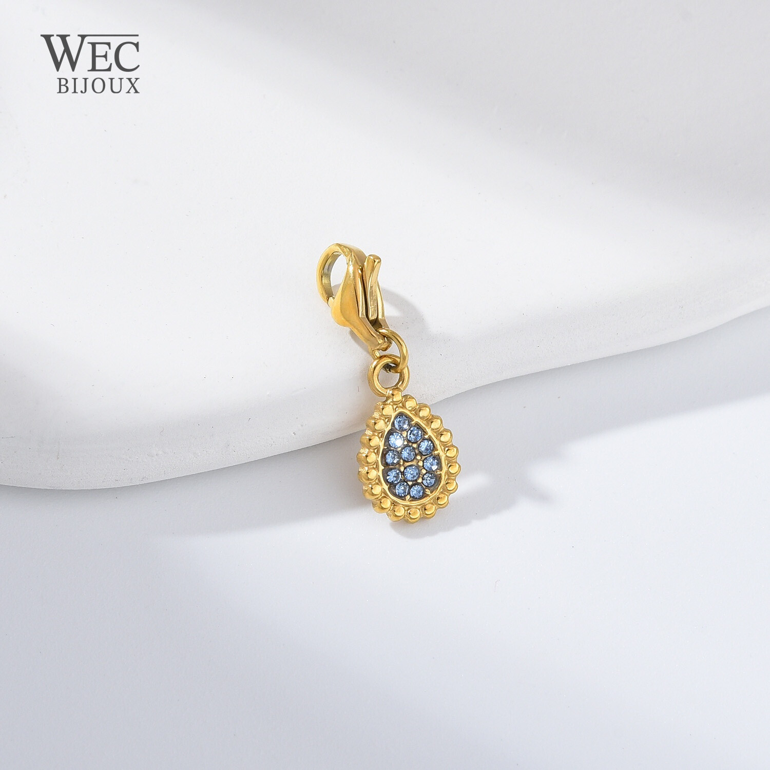 Wholesaler WEC Bijoux - STAINLESS STEEL CHARM PENDANT