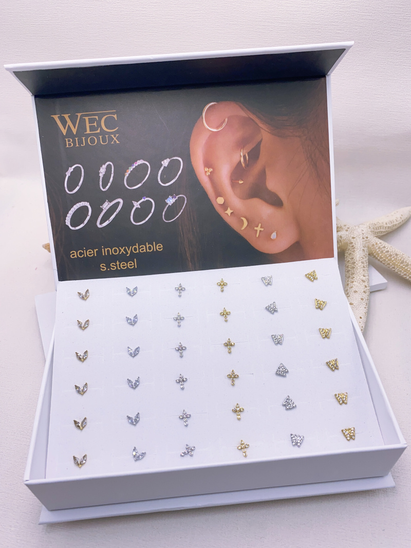 Großhändler WEC Bijoux - VIELE OHRRINGE UND PIERCING