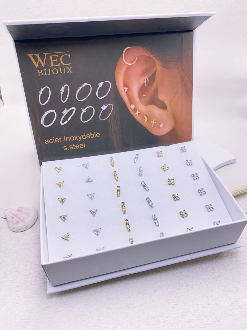 Großhändler WEC Bijoux - SET AUS OHR- UND OHRRINGEN