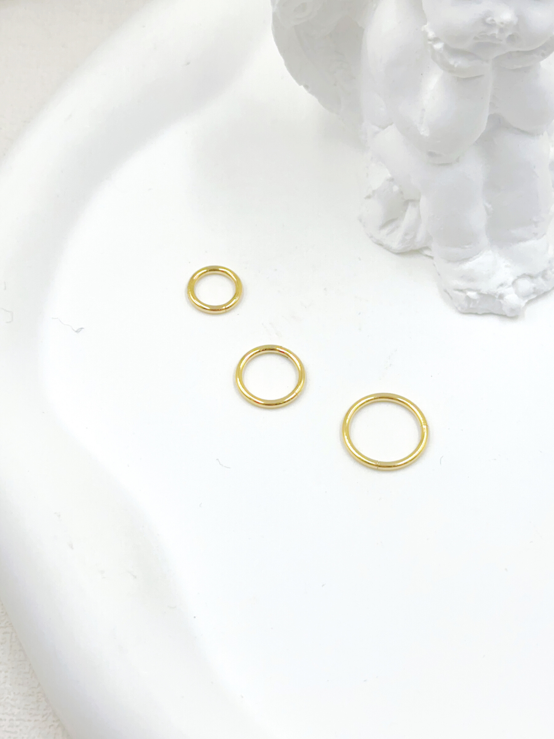 Großhändler WEC Bijoux - SET AUS 3 PIERCINGS AUS EDELSTAHL