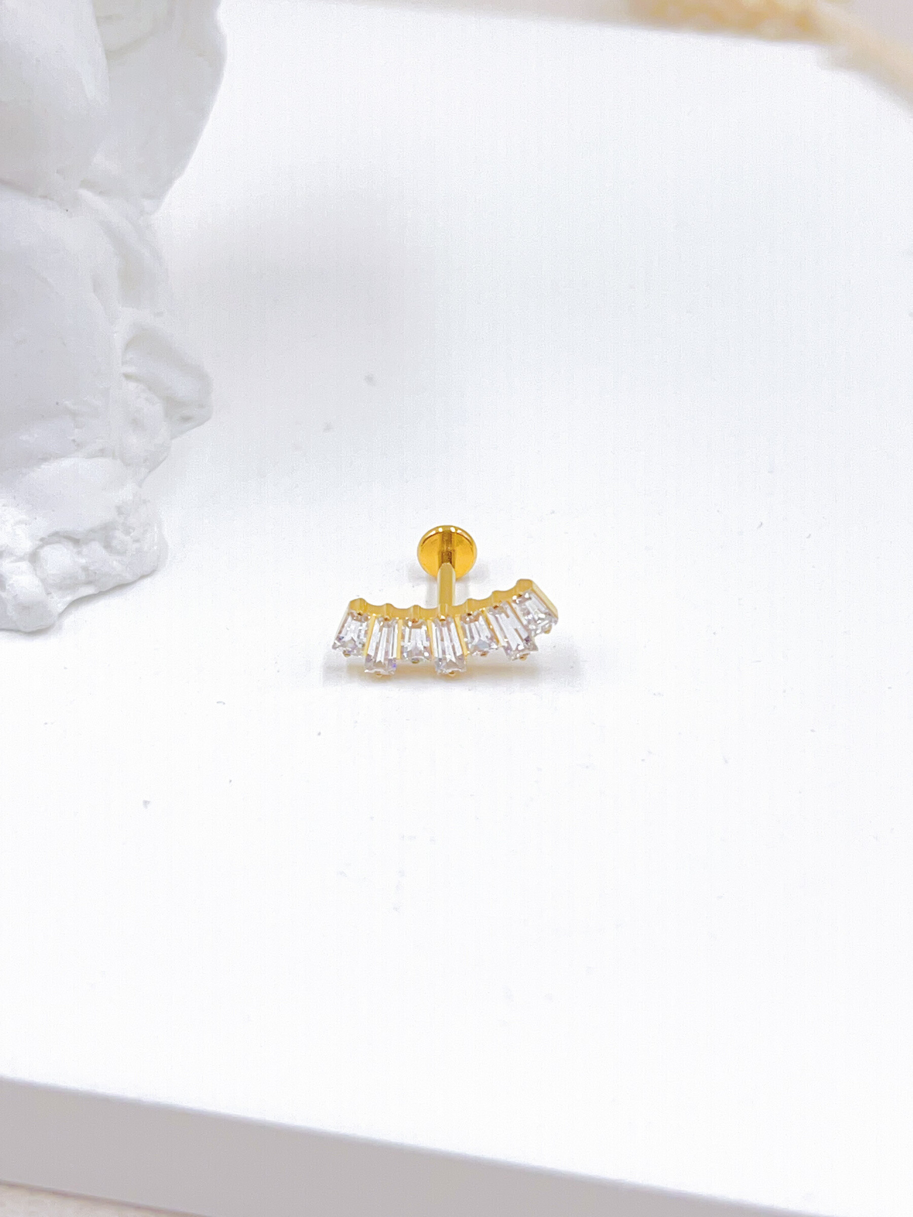 Mayorista WEC Bijoux - PIERCING TITANIO, ZIRCONIO