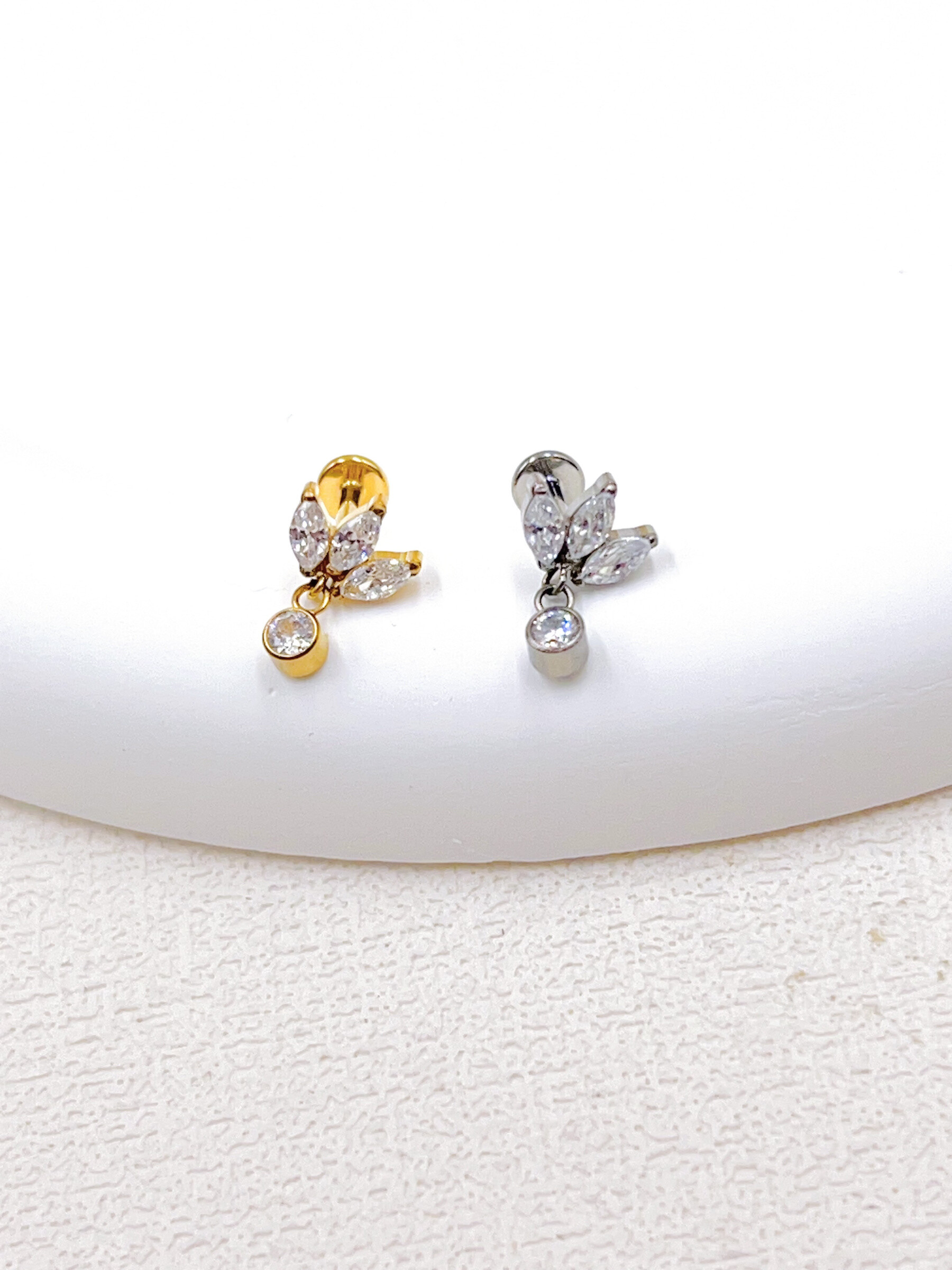 Mayorista WEC Bijoux - PIERCING TITANIO, ZIRCONIO