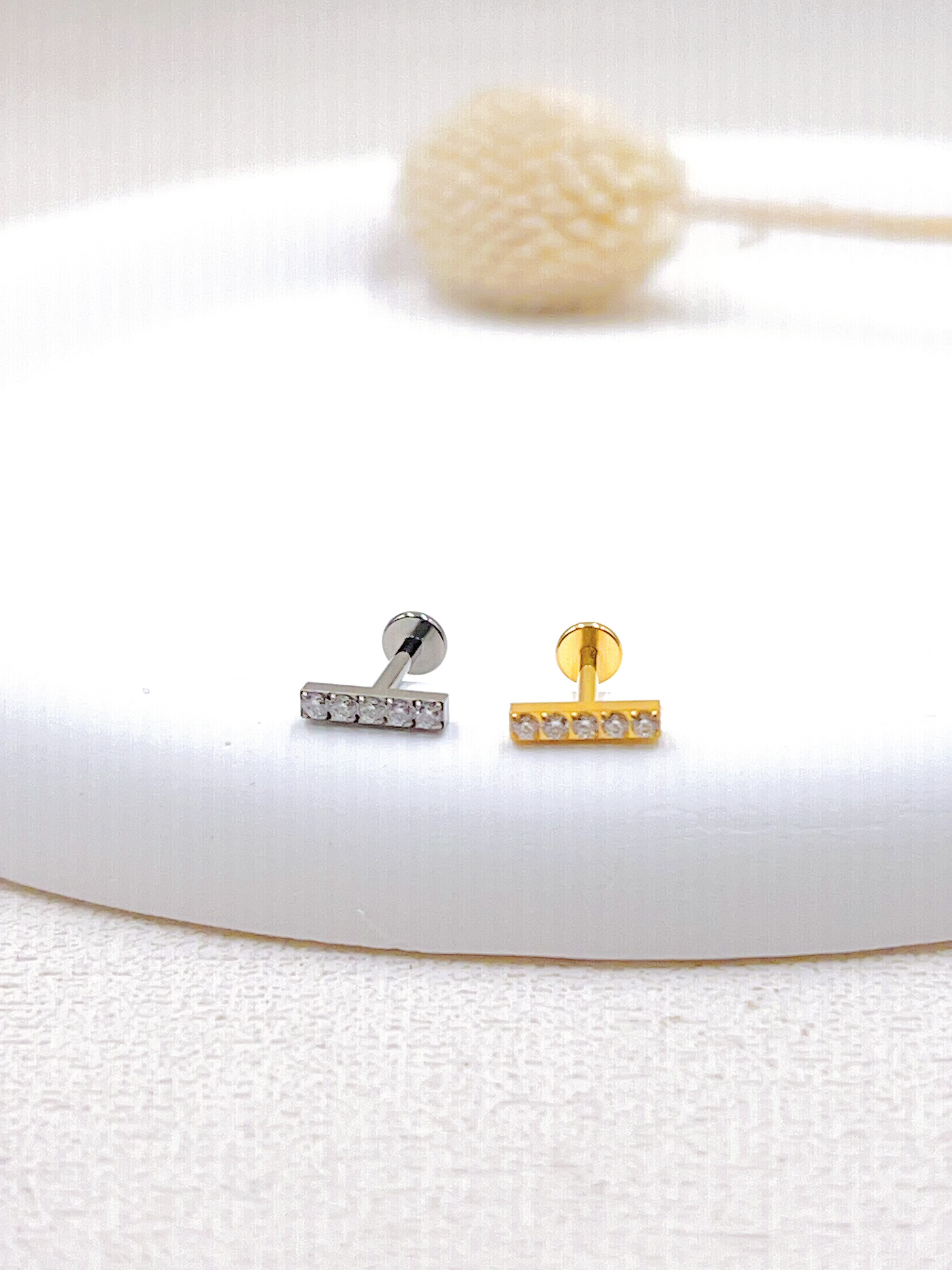 Mayorista WEC Bijoux - PIERCING TITANIO.CIRCONIO