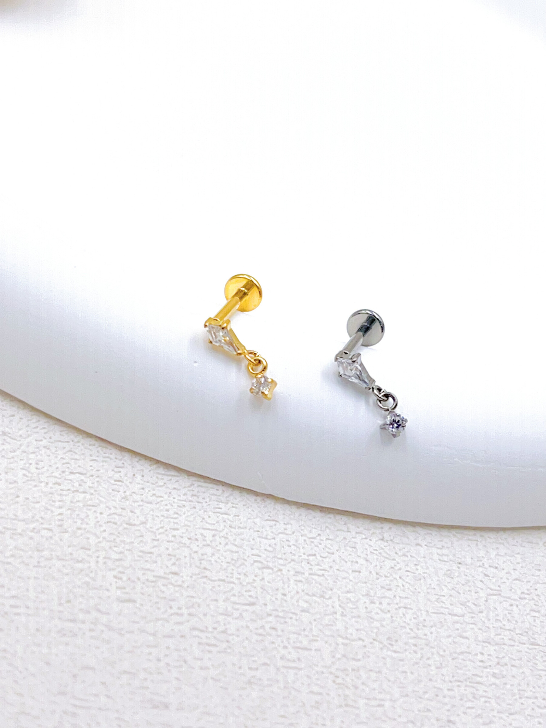 Mayorista WEC Bijoux - PIERCING TITANIO, ZIRCONIO