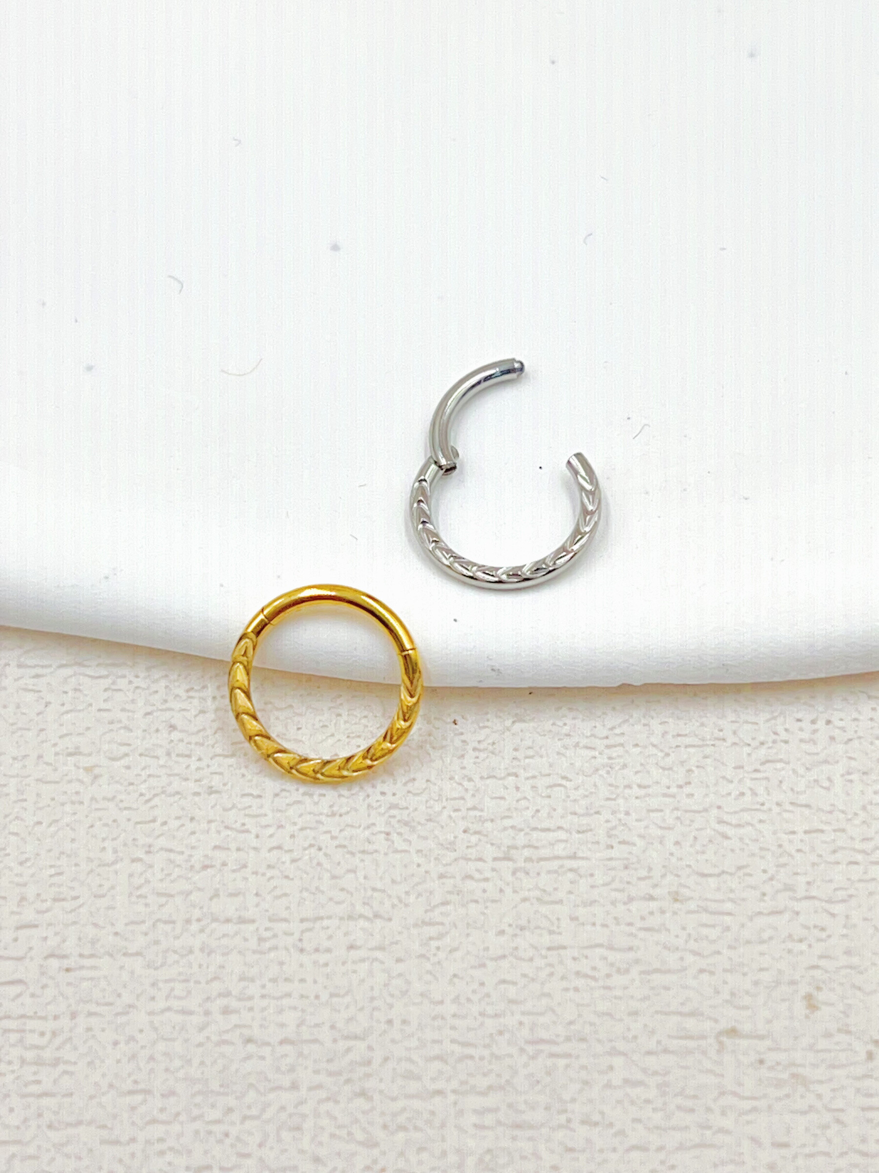 Mayorista WEC Bijoux - Perforación de anillo de acero inoxidable