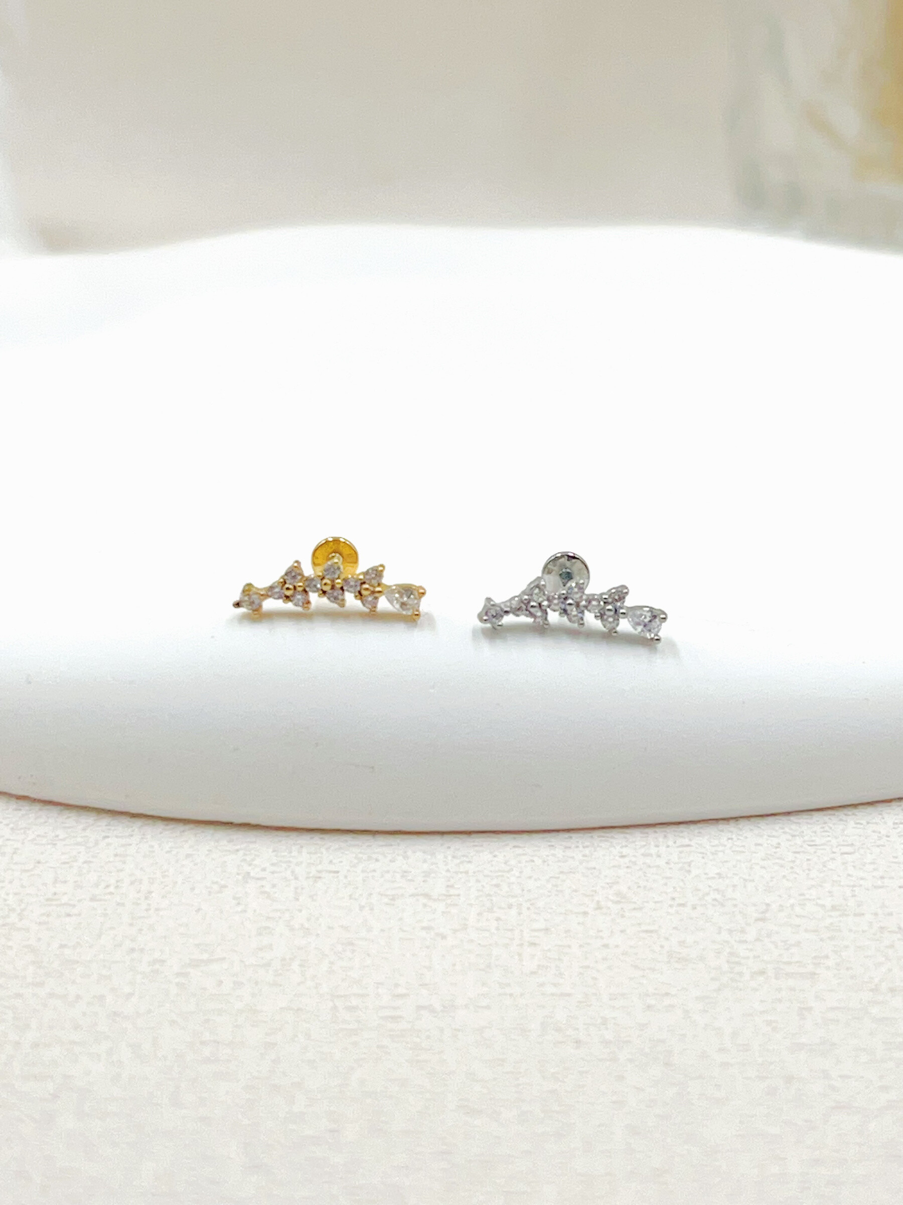 Grossista WEC Bijoux - PIERCING IN ACCIAIO, ZIRCONIO