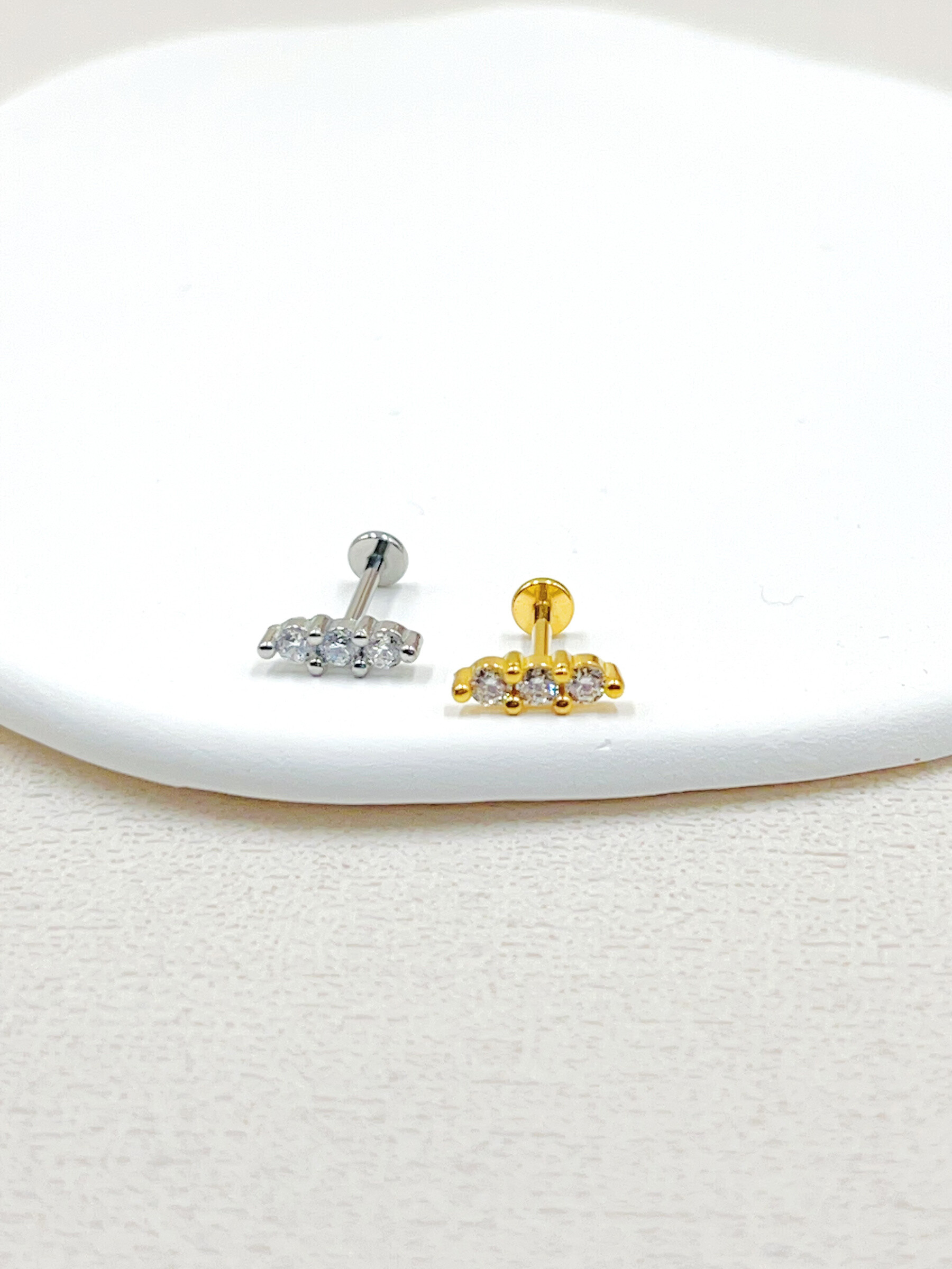 Grossista WEC Bijoux - PIERCING IN ACCIAIO, ZIRCONIO