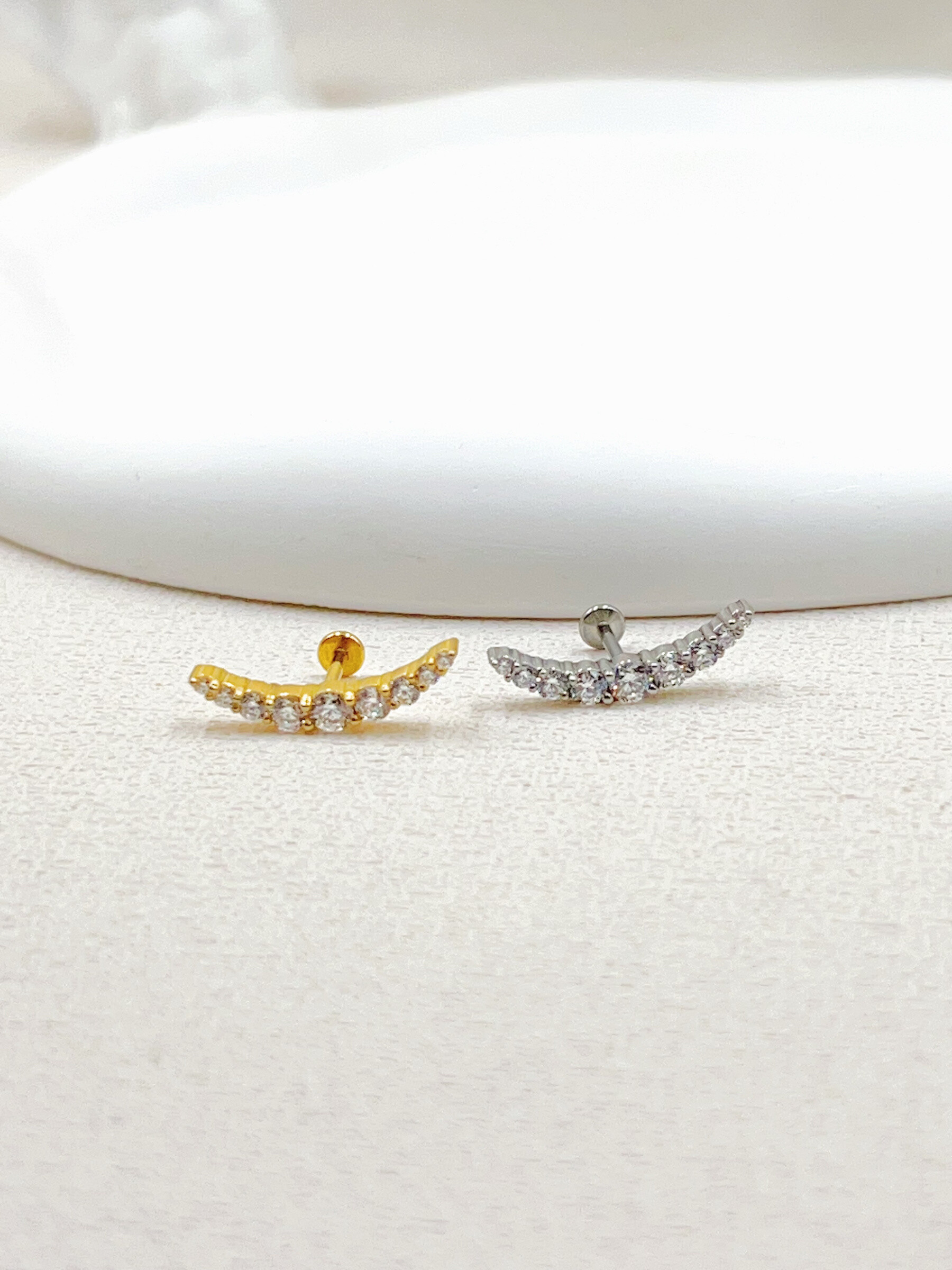 Grossista WEC Bijoux - PIERCING IN ACCIAIO, ZIRCONIO