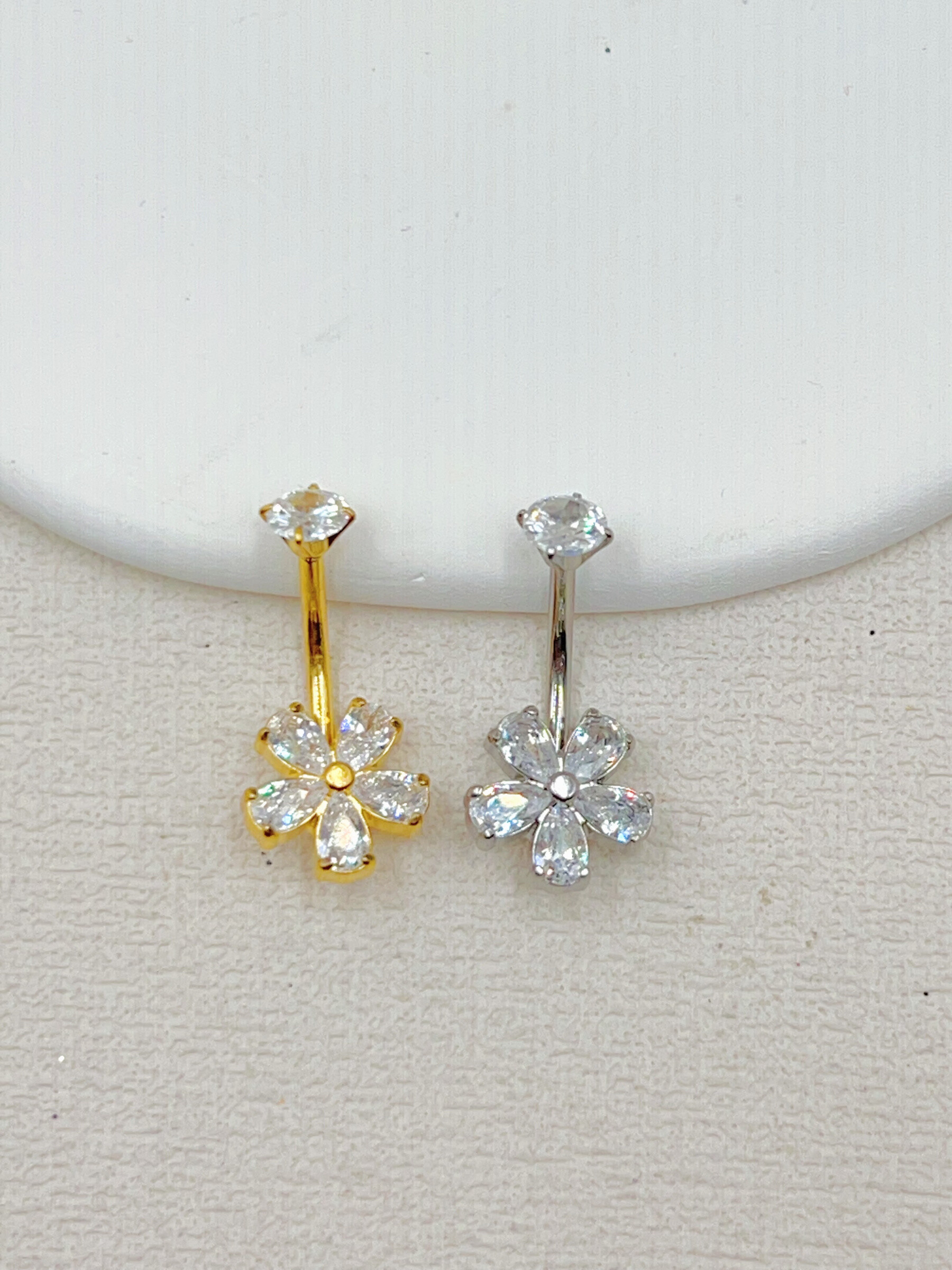 Grossista WEC Bijoux - Piercing dell'ombelico in acciaio inossidabile, zirconio