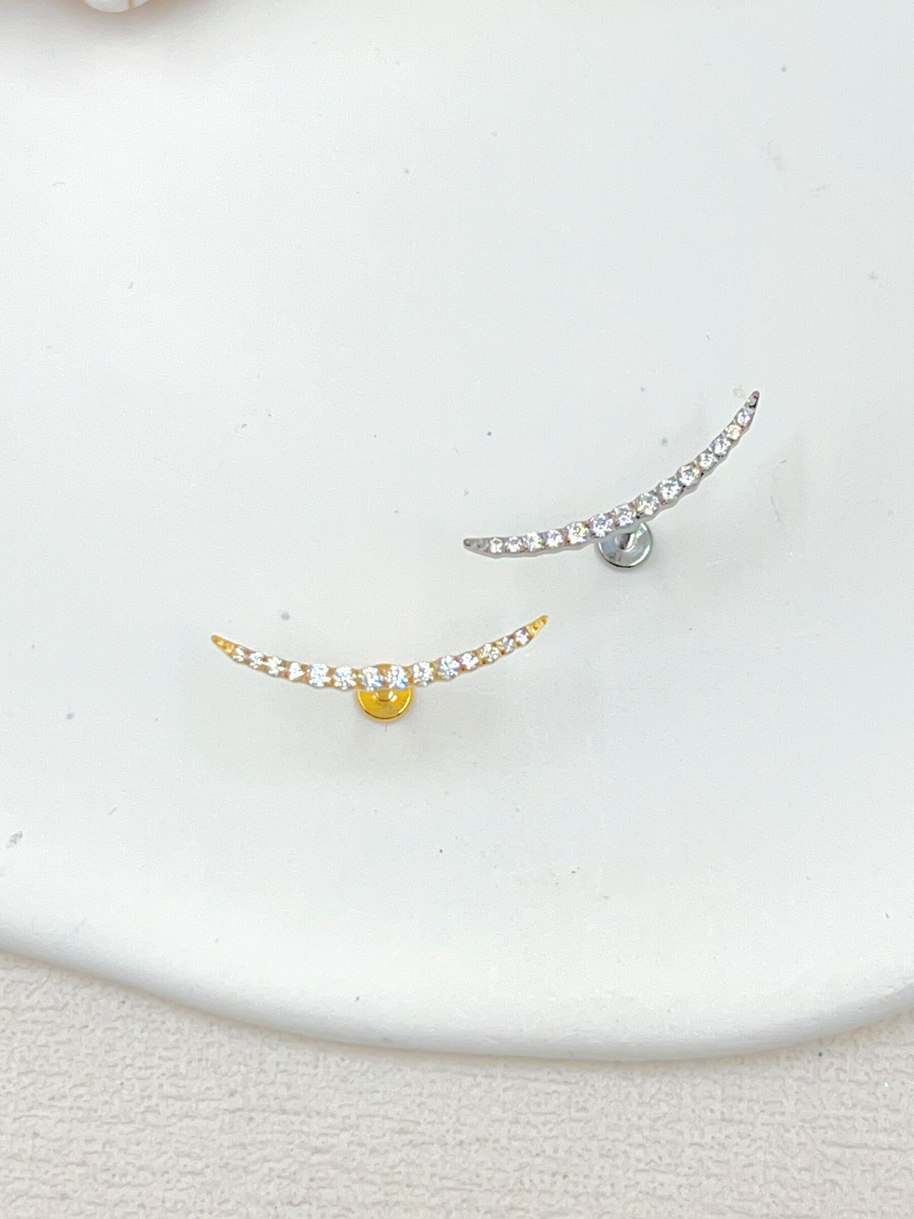 Großhändler WEC Bijoux - Titan -Piercing, Zirkonium