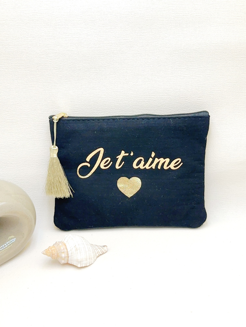 Wholesaler WEC Bijoux - “I LOVE YOU” POUCH