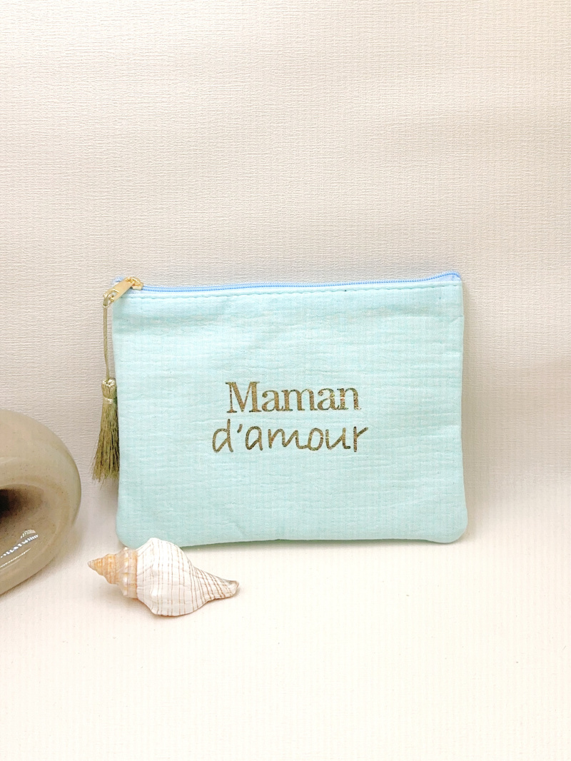 Wholesaler WEC Bijoux - “MOM OF LOVE” POUCH