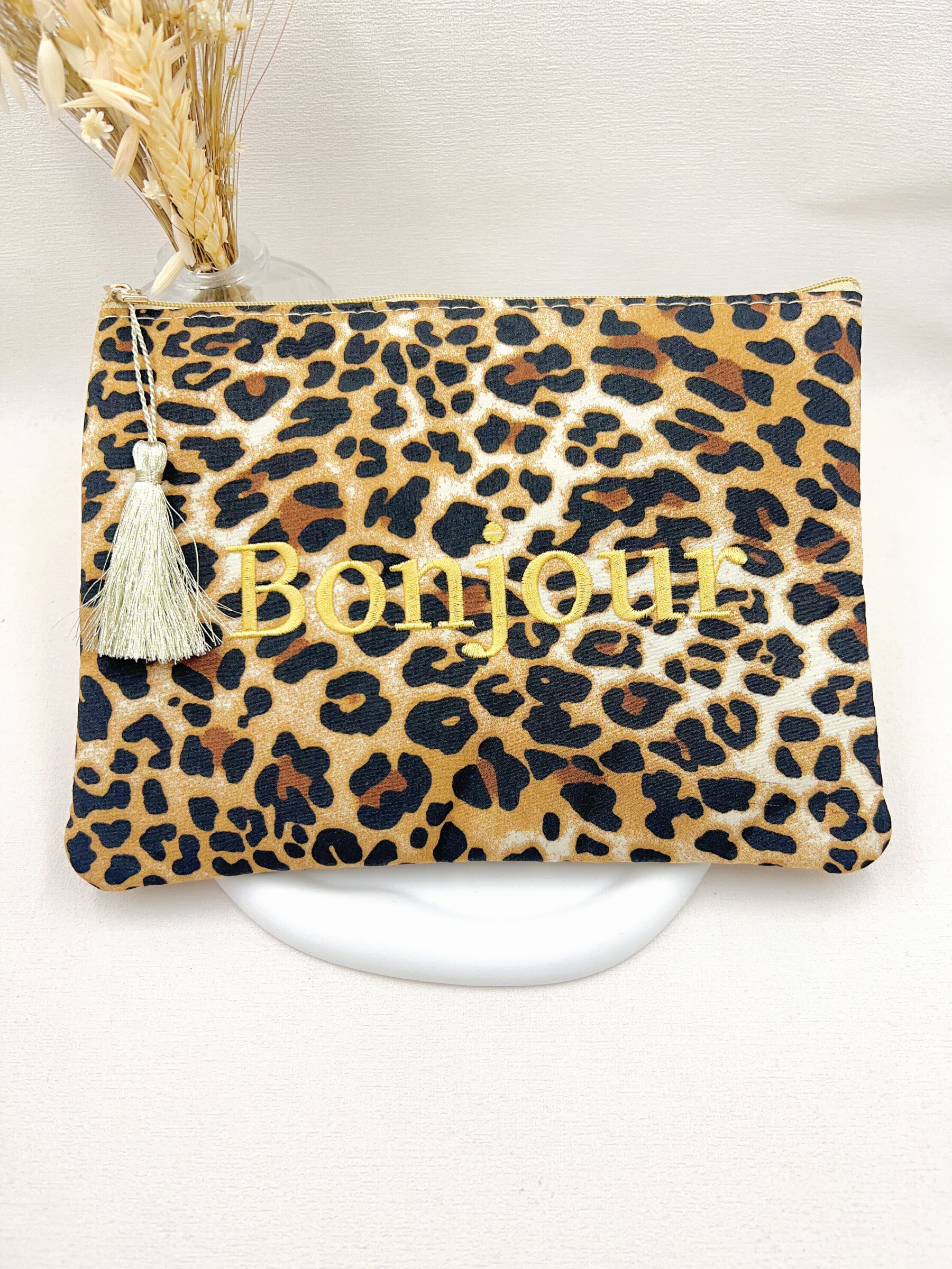 Wholesaler WEC Bijoux - LEOPARD POUCH