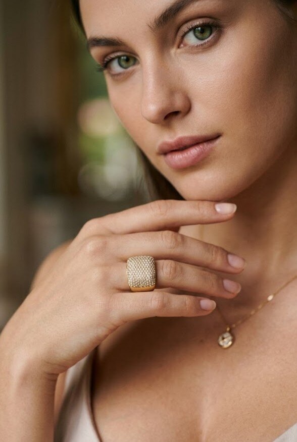Grossiste WEC - Bague Éclat Pavé en acier inoxydable – L'Affirmation du Style