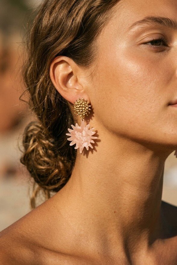 Grossiste WEC - BOUCLES D'OREILLES EN ACIER INOXYDABLE, RÉSINE