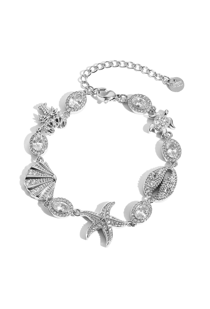 Grossiste WEC Bijoux - Bracelet Trésors de l'Océan en acier inoxydable – Collection Marine