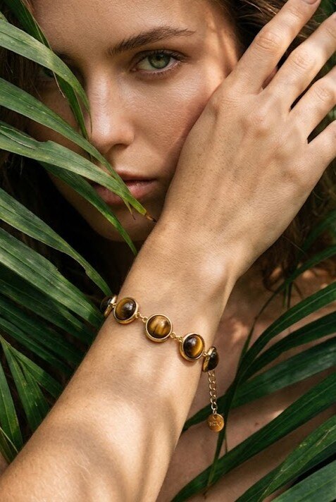 Grossiste WEC - Bracelet en Acier Inoxydable & Pierre Naturelle