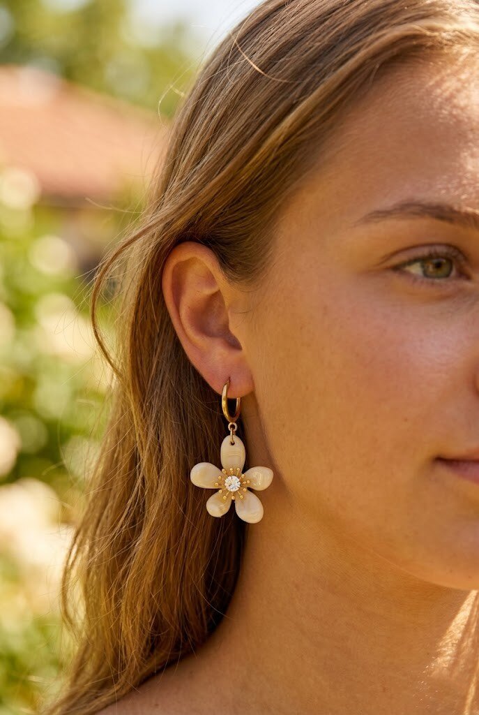 Grossiste WEC - Les Boucles d'Oreilles Fleuries – L'Éclat Solaire de l'Été