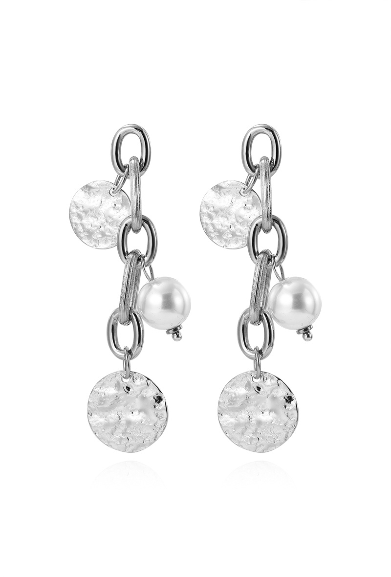 Grossiste WEC Bijoux - Boucles d'Oreilles Acier Inoxydable & Perle