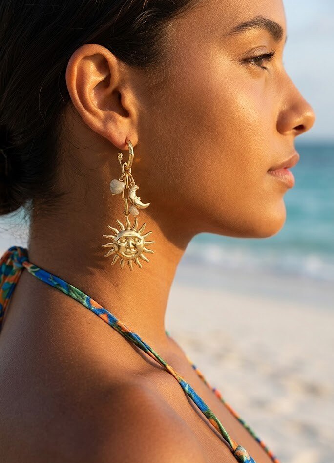 Grossiste WEC - Boucles d'Oreilles Astra – L’Éclat du Cosmos en Acier Inoxydable