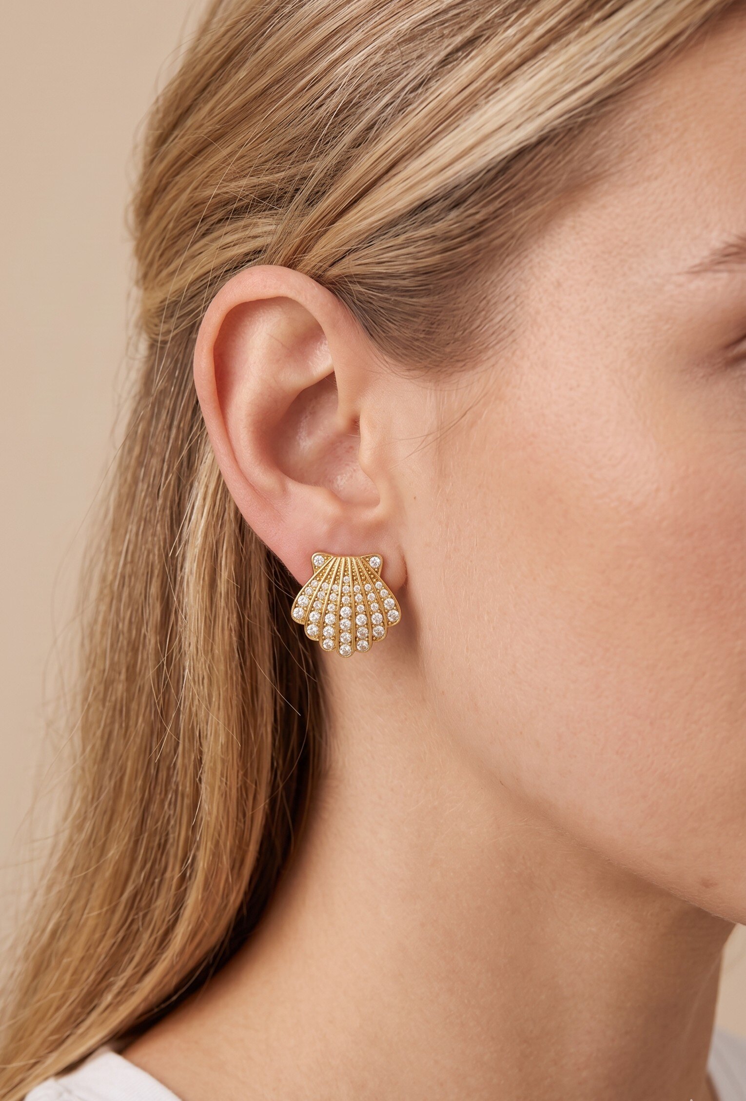 Grossiste WEC Bijoux - Boucles d'Oreilles Coquillages 🐚 Acier Inoxydable