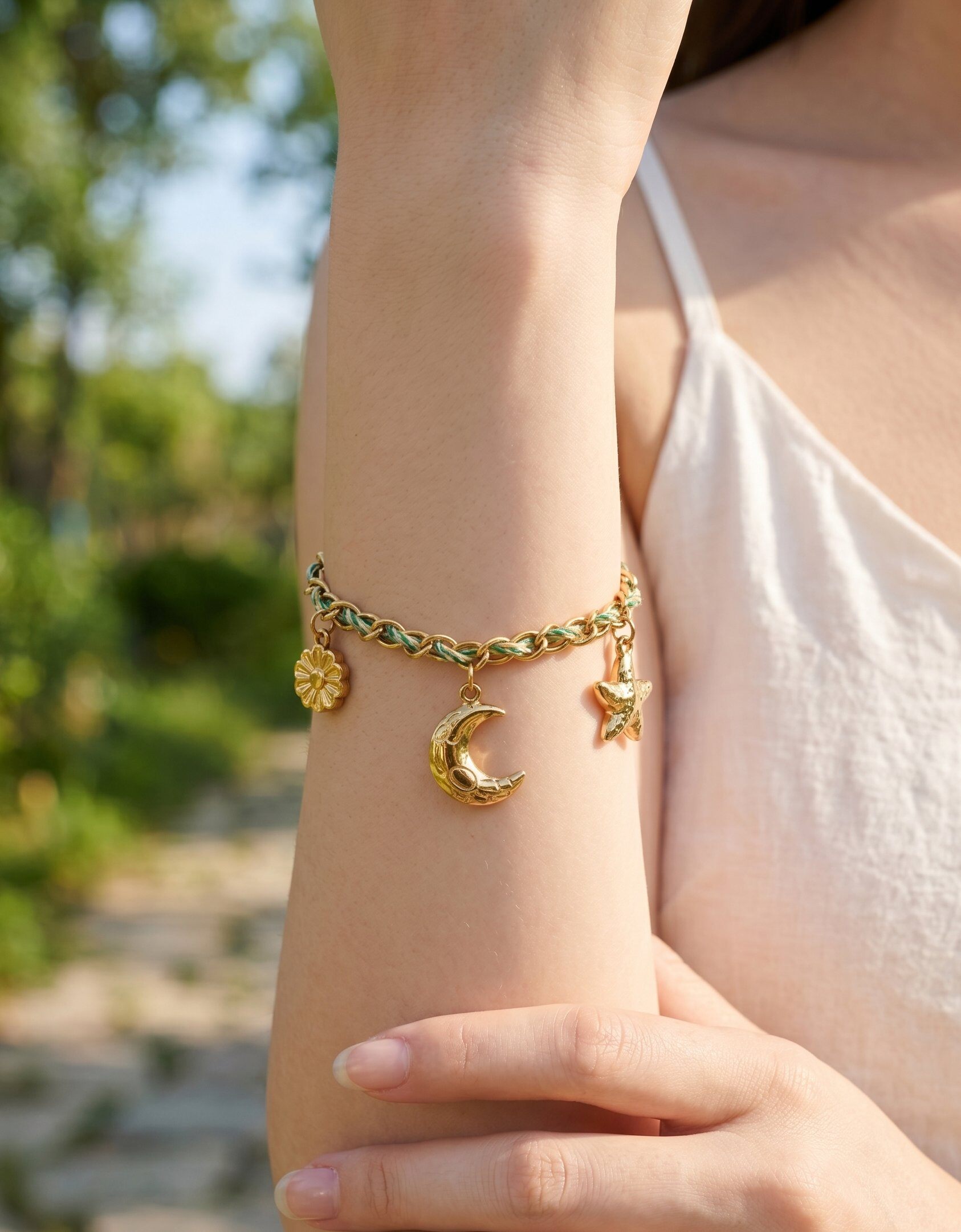 Grossiste WEC - Collection Évasion Marine – Bracelet Gourmette & Cordon Tressé