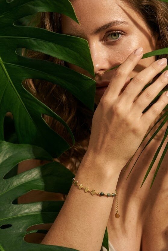 Grossiste WEC - BRACELET EN ACIER INOXYDABLE AVEC PIERRE NATURELLE