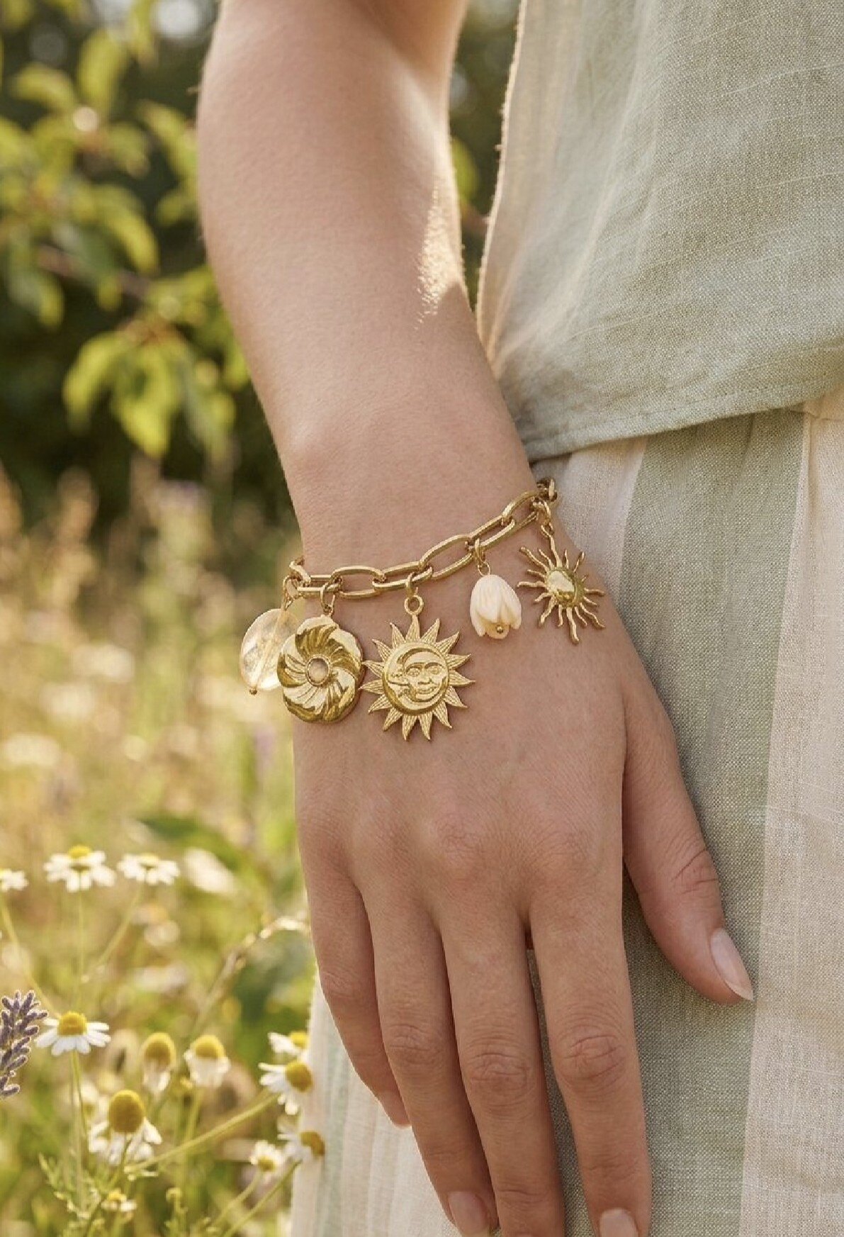 Grossiste WEC - Le Bracelet Charm Céleste en acier inoxydable - Astre & Éclat
