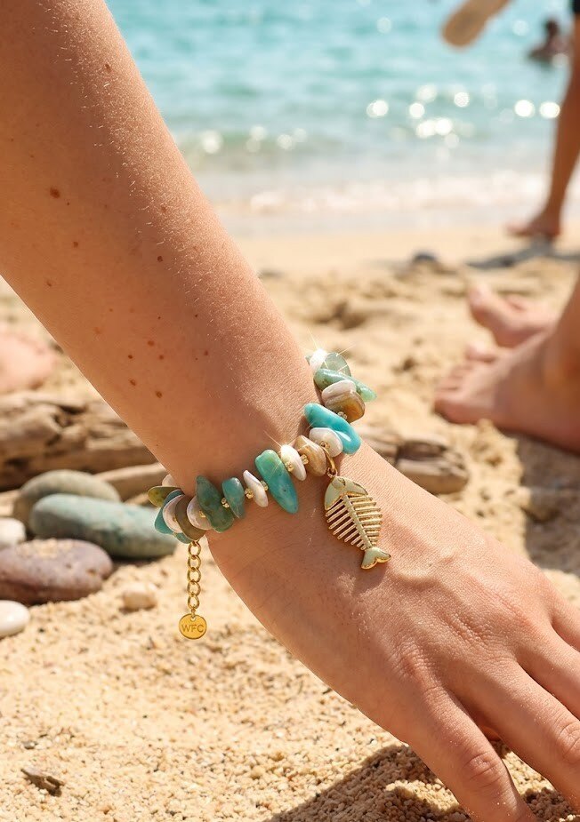 Grossiste WEC - Bracelet Estival « Arête de Poisson » en Acier inoxydable