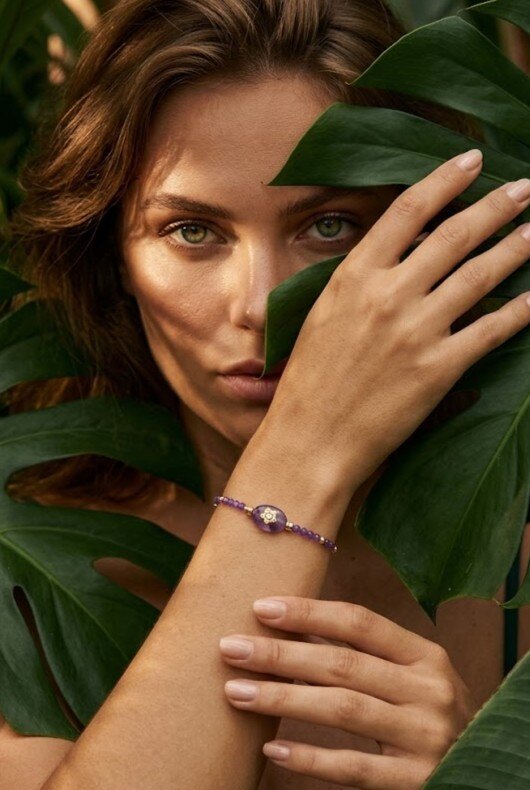 Grossiste WEC - BRACELET EN ACIER INOXYDABLE AVEC PIERRE NATURELLE