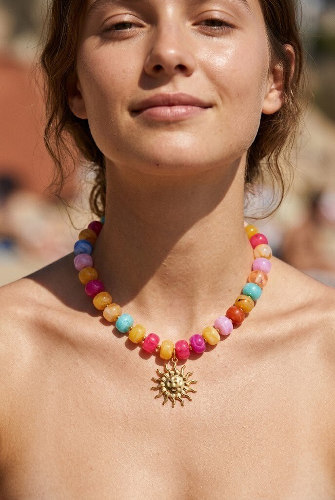 Grossiste WEC - Collier Acier Inoxydable + Résine