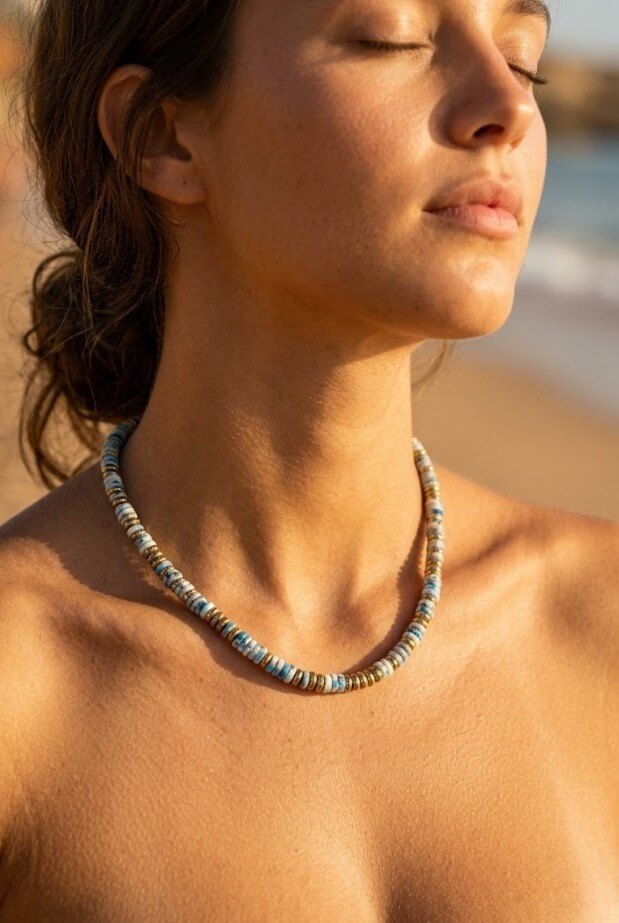 Grossiste WEC - COLLIER EN ACIER INOXYDABLE + PIERRE