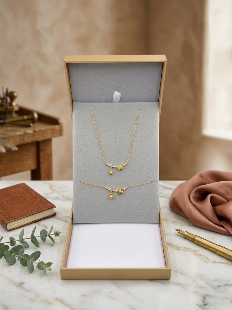 Grossiste WEC - Coffret de Bijoux en Acier Inoxydable : Thème Nature et Élégance