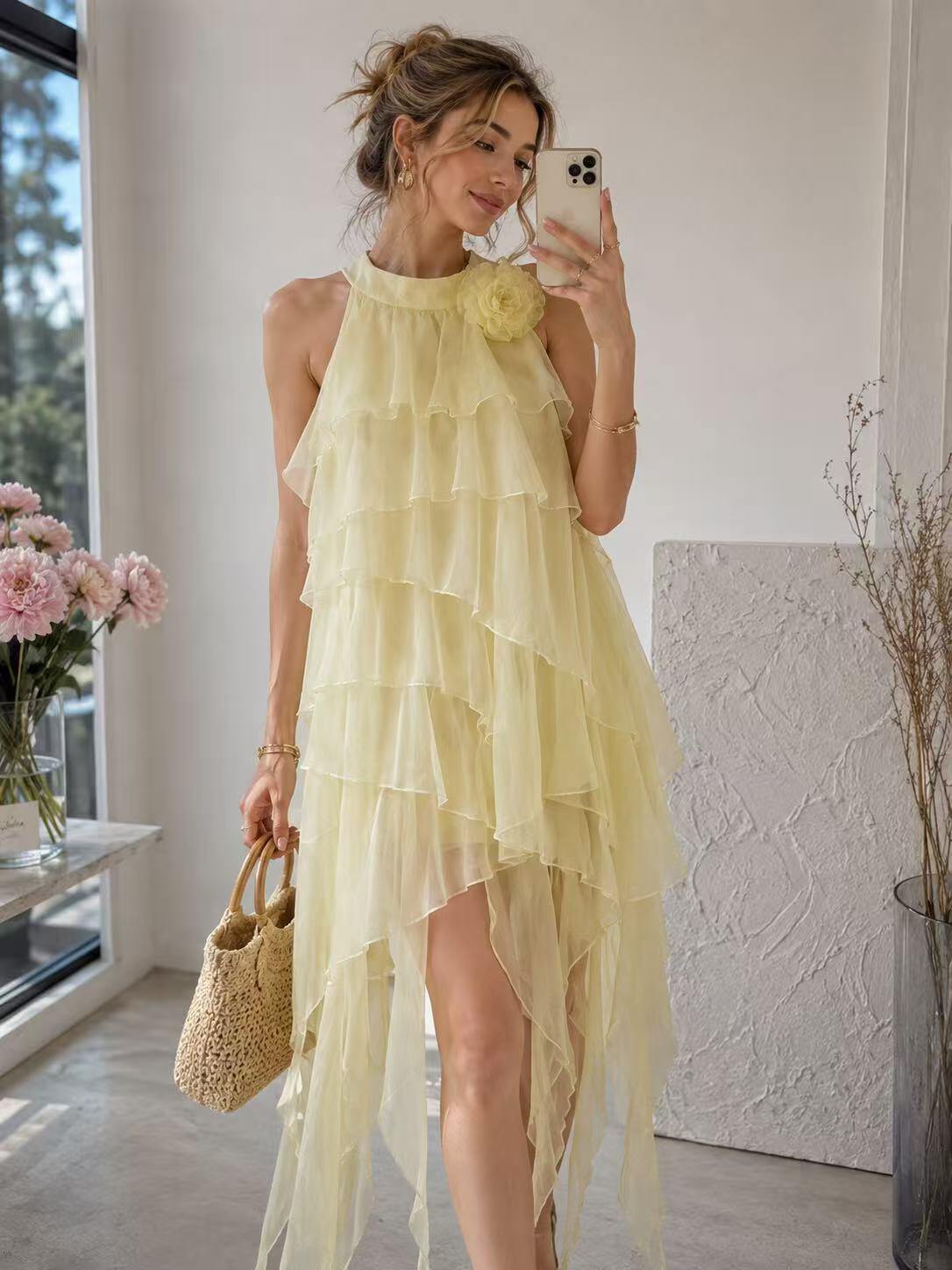 Wholesaler WEILCO - Tiered tulle dress