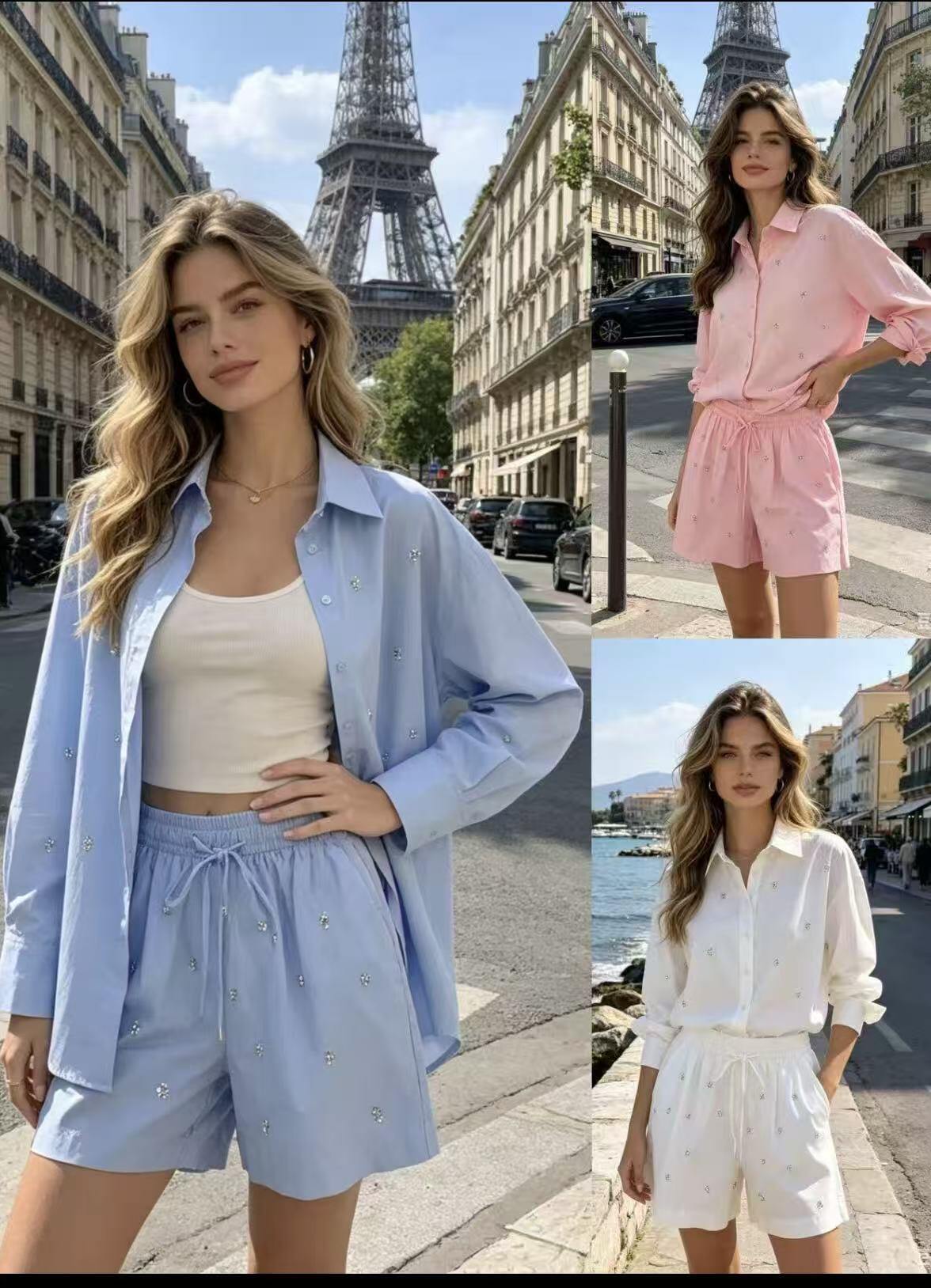 Grossista WEILCO - COMPLETO DI CAMICIA E BERMUDA DI COTONE