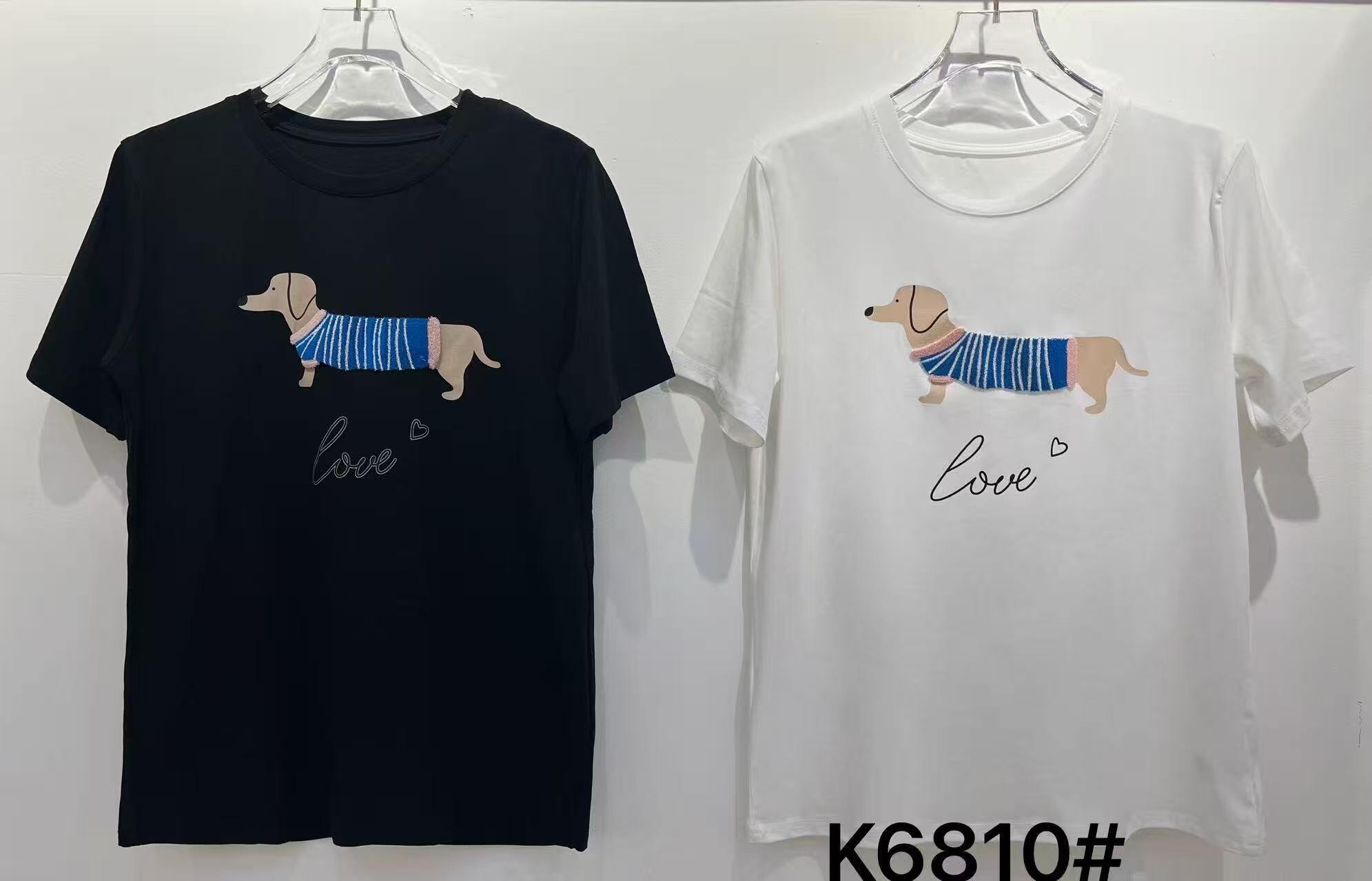 Wholesaler WEILCO - BI-STRETCH T-SHIRT WITH DACHSHUND PRINT