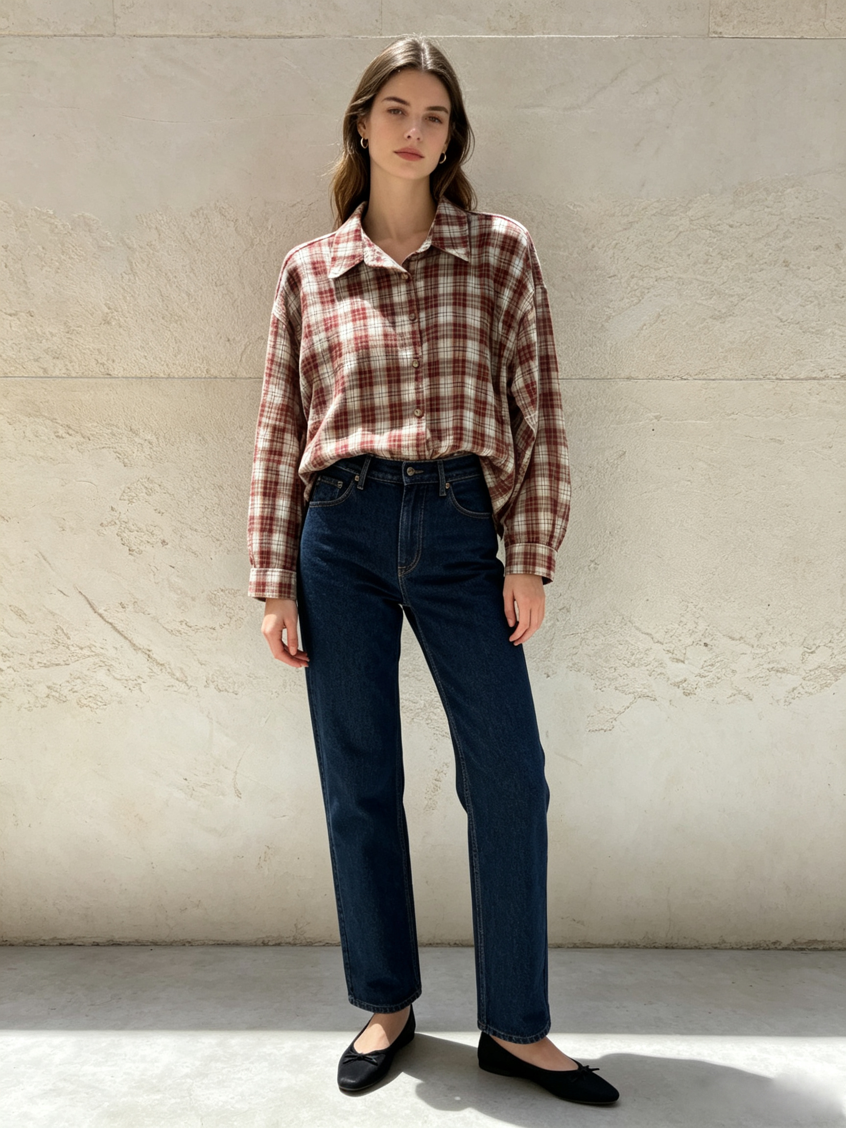 Wholesaler WESTEENE ITALY - CAMICIA A QUADRI "LA VITA È BELLA" STILE FRANCESE VINTAGE.