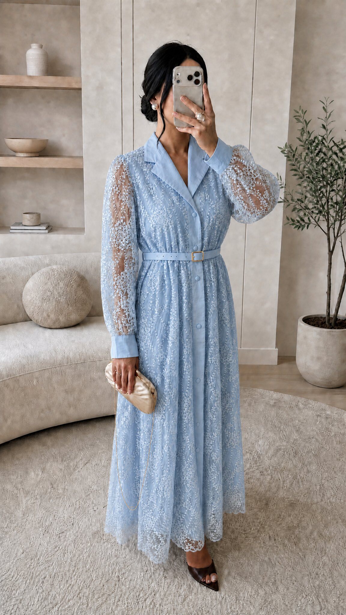 Mayorista White Icy by Shako - Vestido de encaje Nayla